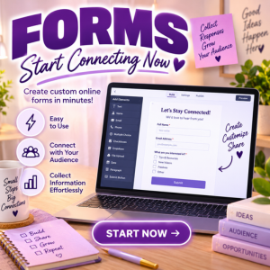 Form software to easily stay connected